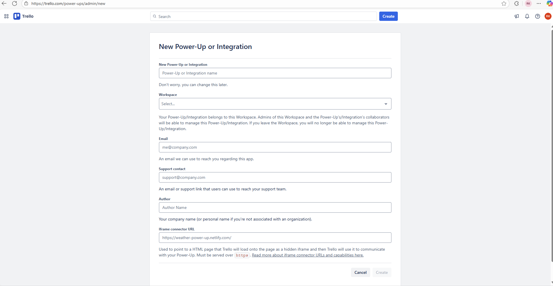 Unizo Sign Up Form
