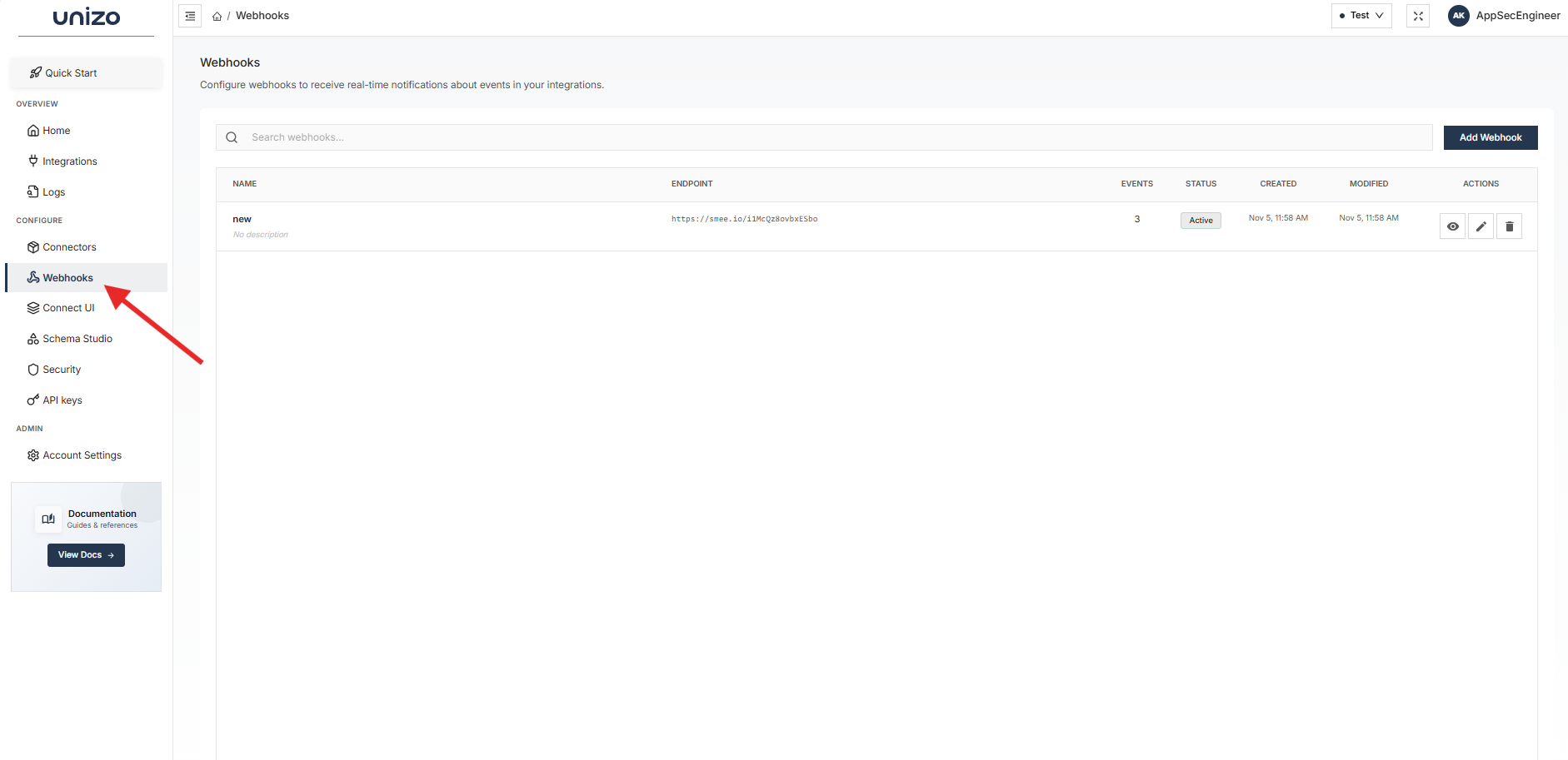 Unizo Sign Up Form